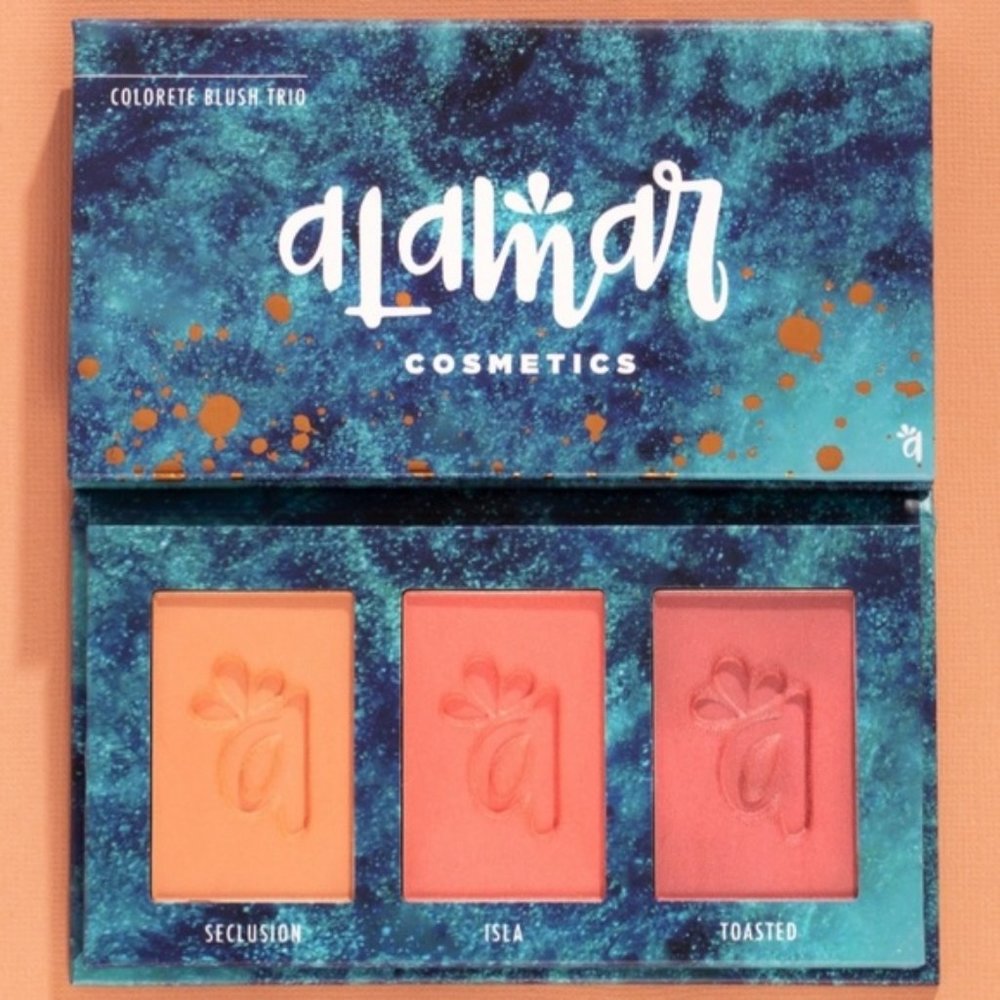 Alamar Cosmetics Colorete Blush Trio NIB